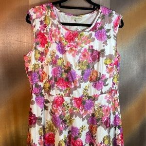 Anmol size 16 gauze double layered dress size 16 15‎ dress fit and flare. B6